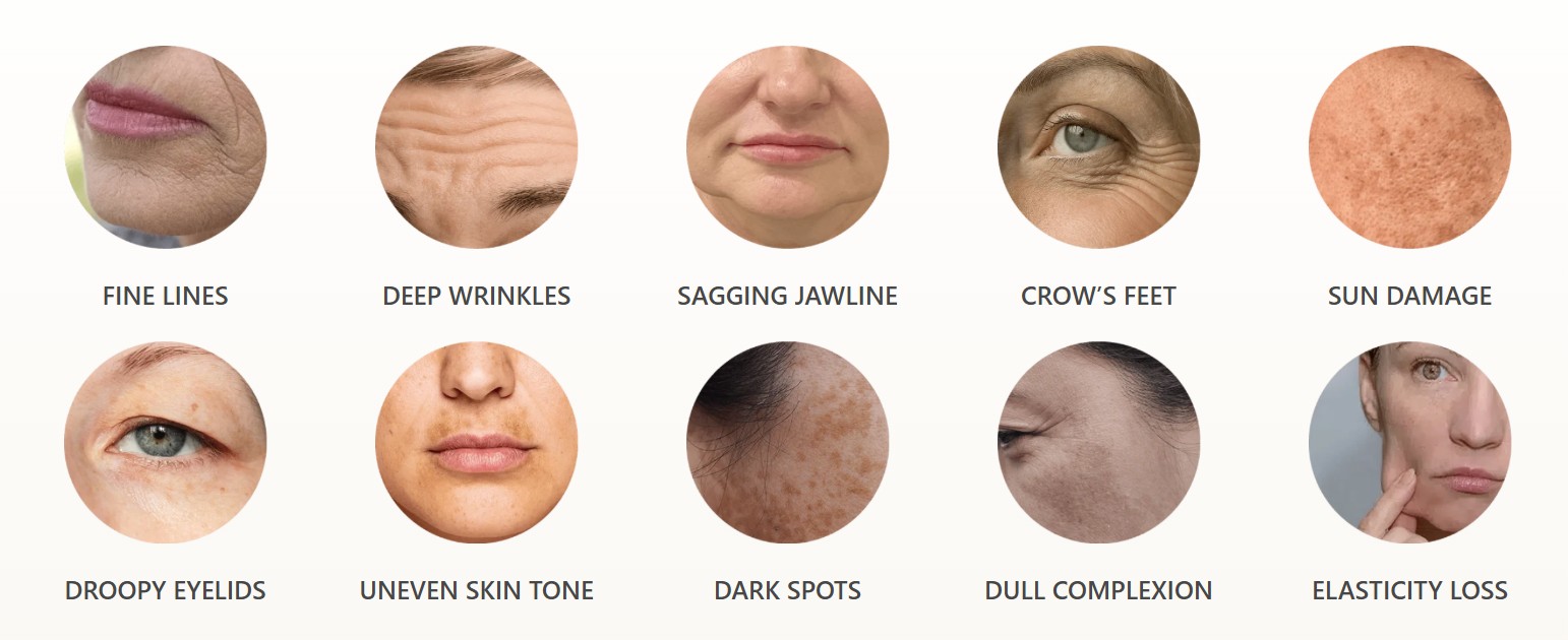 GloraMD sérum pour rajeunir le visage application quotidienne